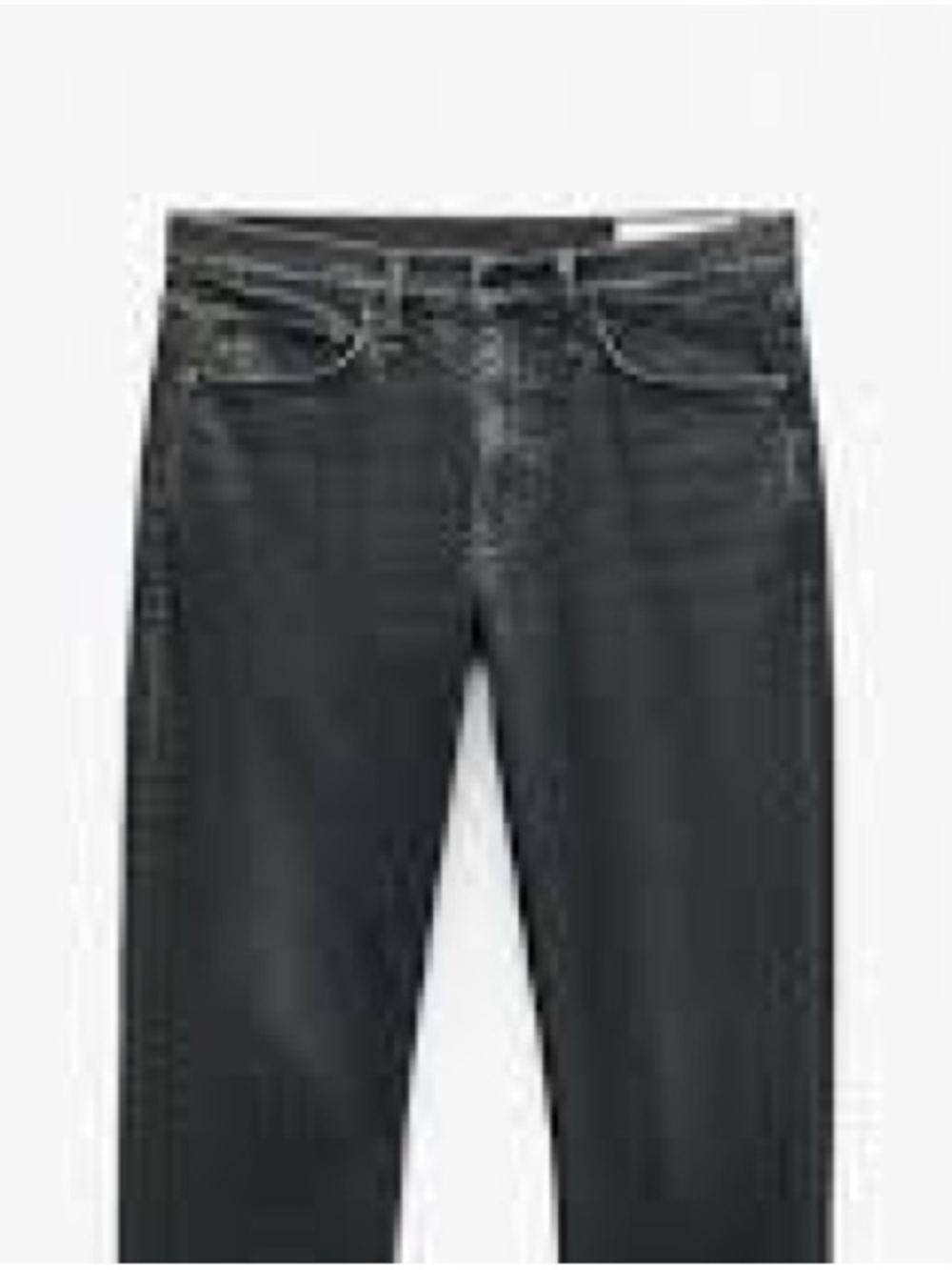 rag & bone Men's Slim Straight Charcoal Jeans